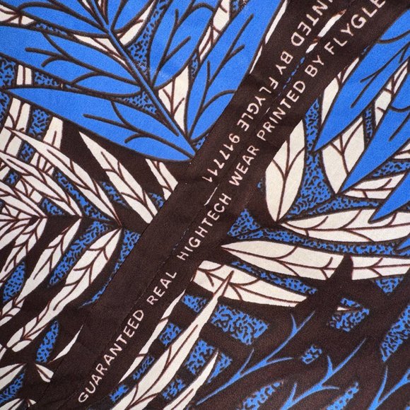 Tropical Palm Pattern Maxi Dress African Wax Print Sleeveless V Neck Pockets Sm - Picture 15 of 16